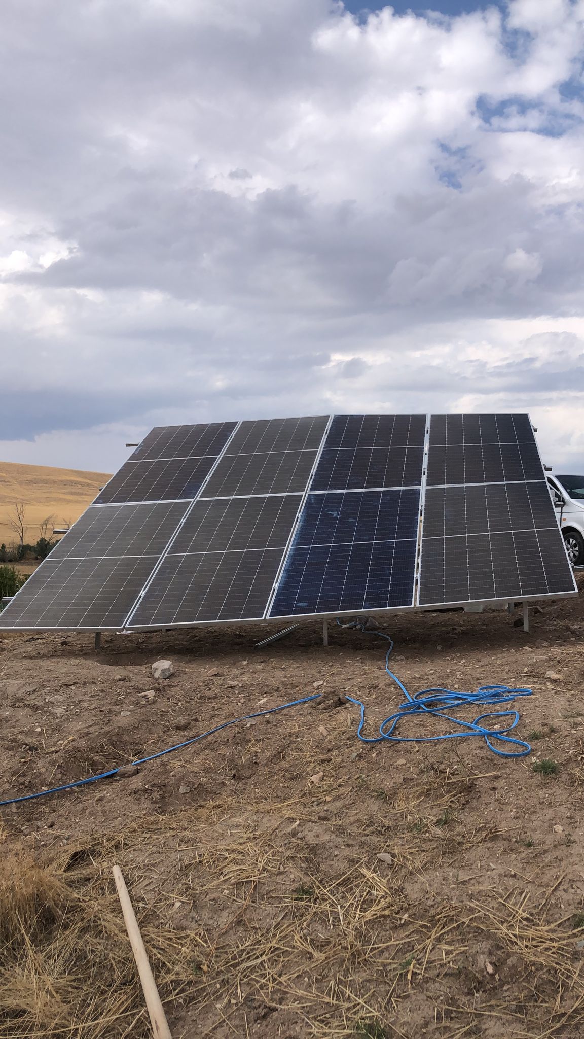 ANKARA ŞEREFLİKOÇHİSAR 2,2 KW 3 HP SOLAR SULAMA SİSTEMİ 