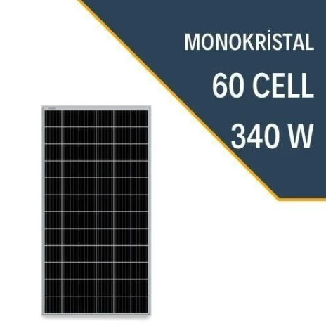 LEXRON 340W MONOKRİSTAL GÜNEŞ PANELİ