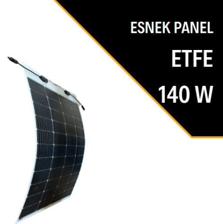 LEXRON 140W 9BB ETFE ESNEK MONOKRİSTAL GÜNEŞ PANELİ