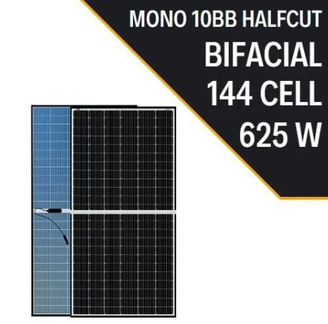 LEXRON 625W 10BB BIFACIAL HALF CUT MONOKRISTAL