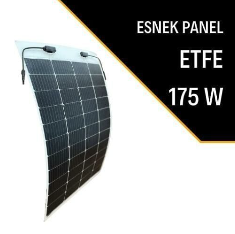 175W 10BB ETFE ESNEK MONOKRİSTAL GÜNEŞ PANELİ