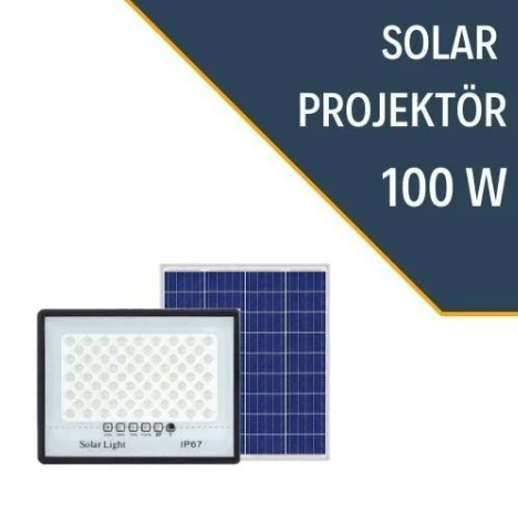 LEXRON 100W SOLAR PROJEKTÖR