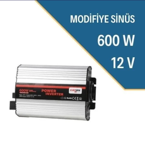 CARSPA 600W-12V MODİFİYE SİNÜS İNVERTER