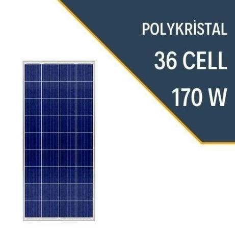 LEXRON 170 W POLİKRİSTAL GÜNEŞ PANELİ 